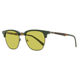Ferragamo Square Brow Line Sunglasses SF307S 302 Green /Havana 53mm